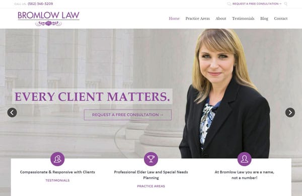 Bromlow Law Website